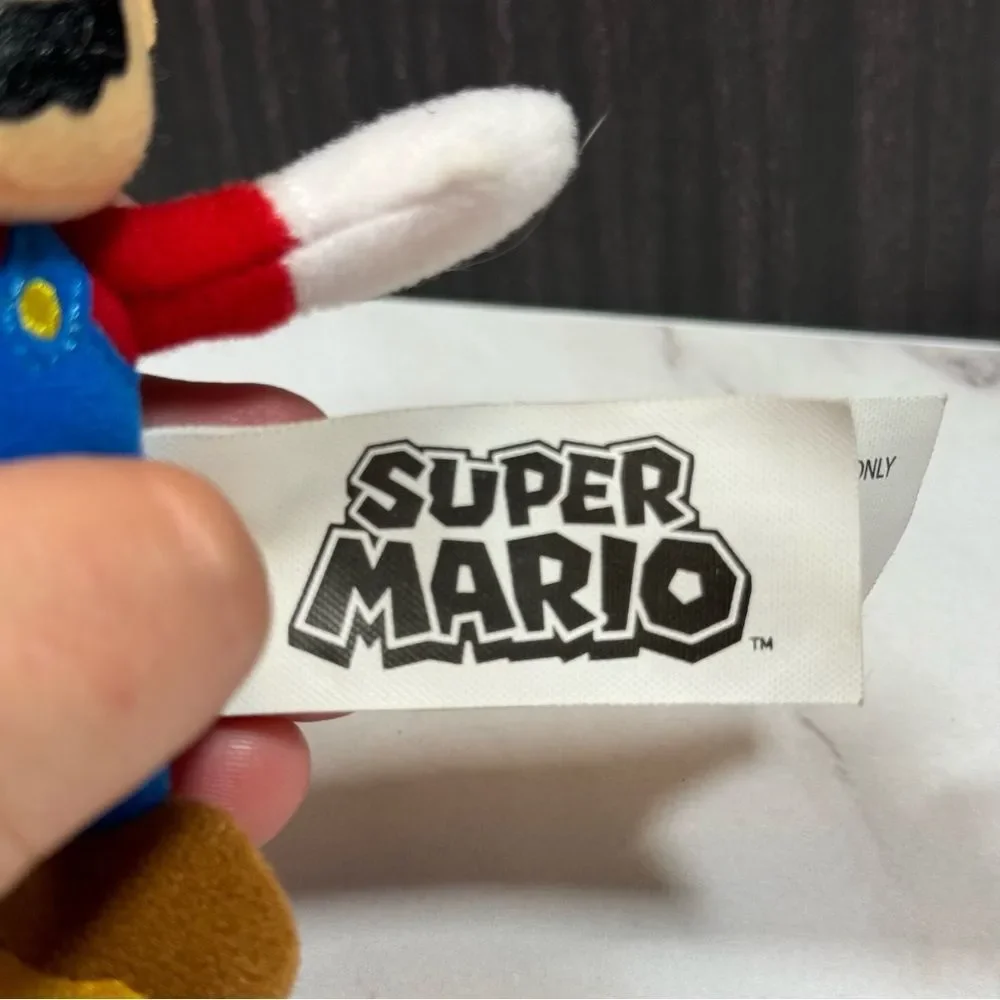 Nintendo Super Mario Plush Toy with Red and Blue